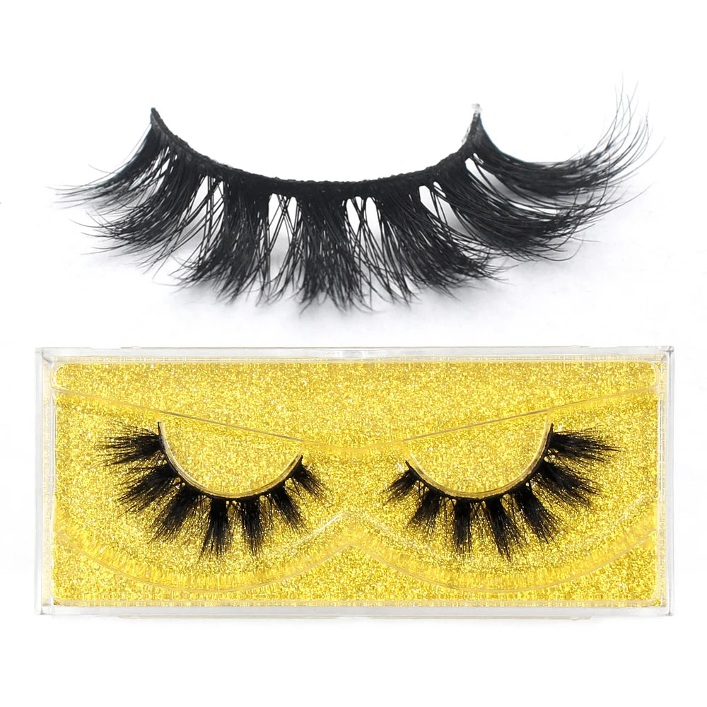 FOXESJI cils 3D vison cils populaire naturel long moelleux dramatique Extension de cils maquillage cils complet faux cils