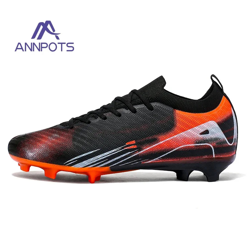 Nouvelles chaussures de Football pour hommes TF/FG vente chaude bottes de Football pour enfants en plein air anti-dérapant baskets d'entraînement chaussures de Football pour garçons