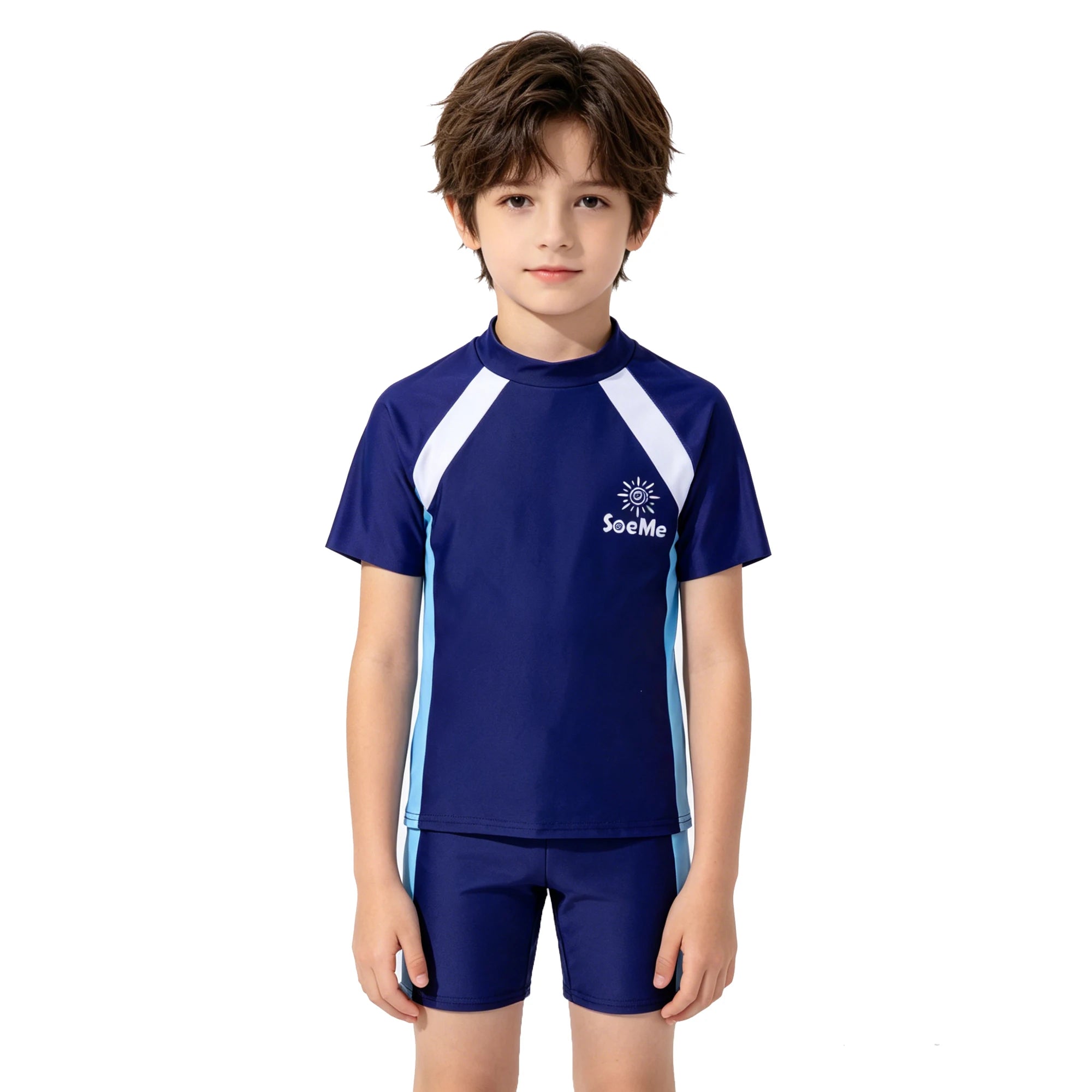 Maillot de bain rose pour filles, ensemble de maillots de bain pour enfants en bas âge, 2 pièces, manches courtes, costume de bain mignon pour enfants de 3 4 5 6 7 8 9 10 ans