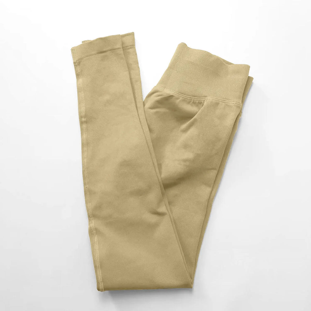 NCLAGEN Leggings de yoga pour femme, pantalon de sport sans couture, avec bande côtelée basse, vêtements de gym, tenue de fitness, collants effet scrunch bum