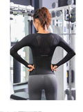 Vêtements de Sport pour femmes pour Fitness course Jogging sans couture à manches longues gymnase femme chemise de Sport haut de Yoga femme hauts d'entraînement T-shirt