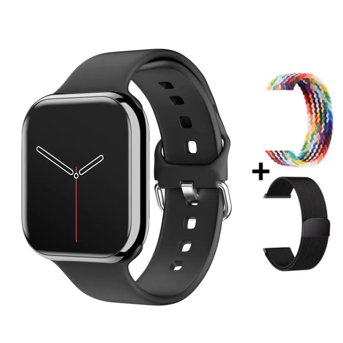 Montre connectée GPS pour hommes et femmes, compatible avec Apple Watch série 10, affichage permanent, mesure de la température corporelle, appels Bluetooth, NFC, pour iOS et Android