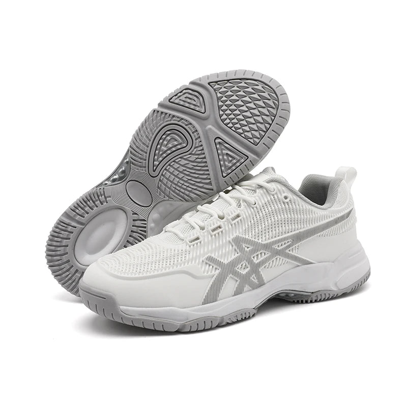 Chaussures de badminton pour hommes et femmes, chaussures de tennis de table pour le volley-ball, le handball, baskets de sport antidérapantes en maille respirante pour l'entraînement sur le terrain