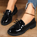 Chaussures grande taille pour femmes, mocassins à plateforme, confortables, à enfiler, chaussures de travail, chaussures décontractées, été-automne, 36-43
