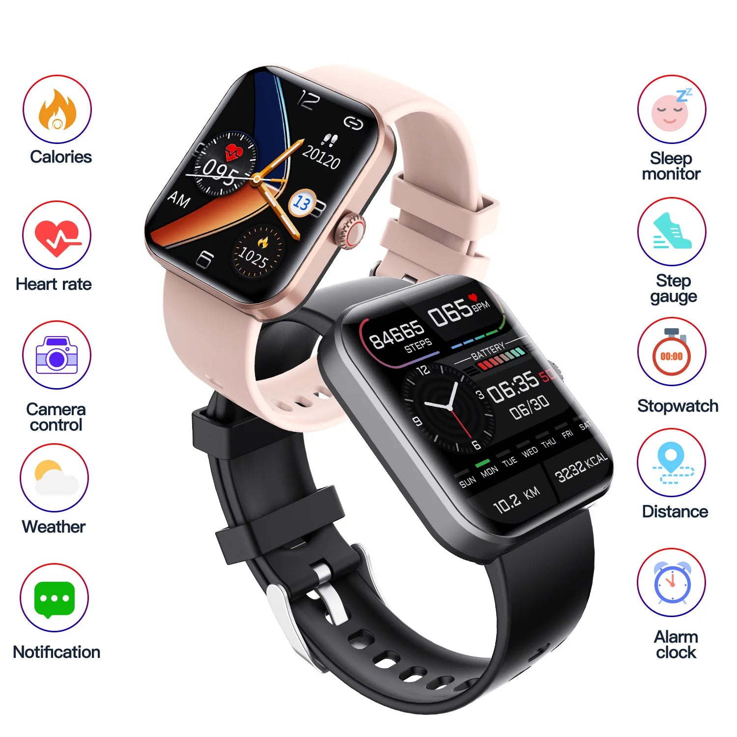 Montres intelligentes pour femmes, nouvelle mode, appels Bluetooth, écran tactile complet, étanche, moniteur d'activité physique, montres intelligentes pour hommes