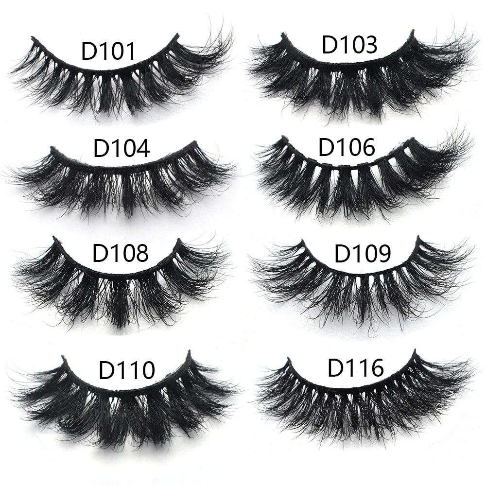 FOXESJI cils 3D vison cils populaire naturel long moelleux dramatique Extension de cils maquillage cils complet faux cils
