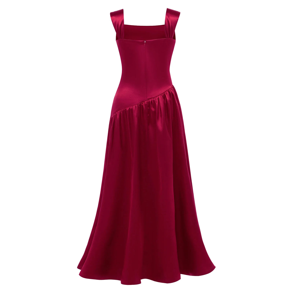 Robes de Demoiselle d'Honneur Élégantes pour Filles, Robe de Soirée de Mariage pour Enfants, Robe en Satin sans Manches avec Fente Latérale Coupe A-line, Robes de Mariage et d'Anniversaire