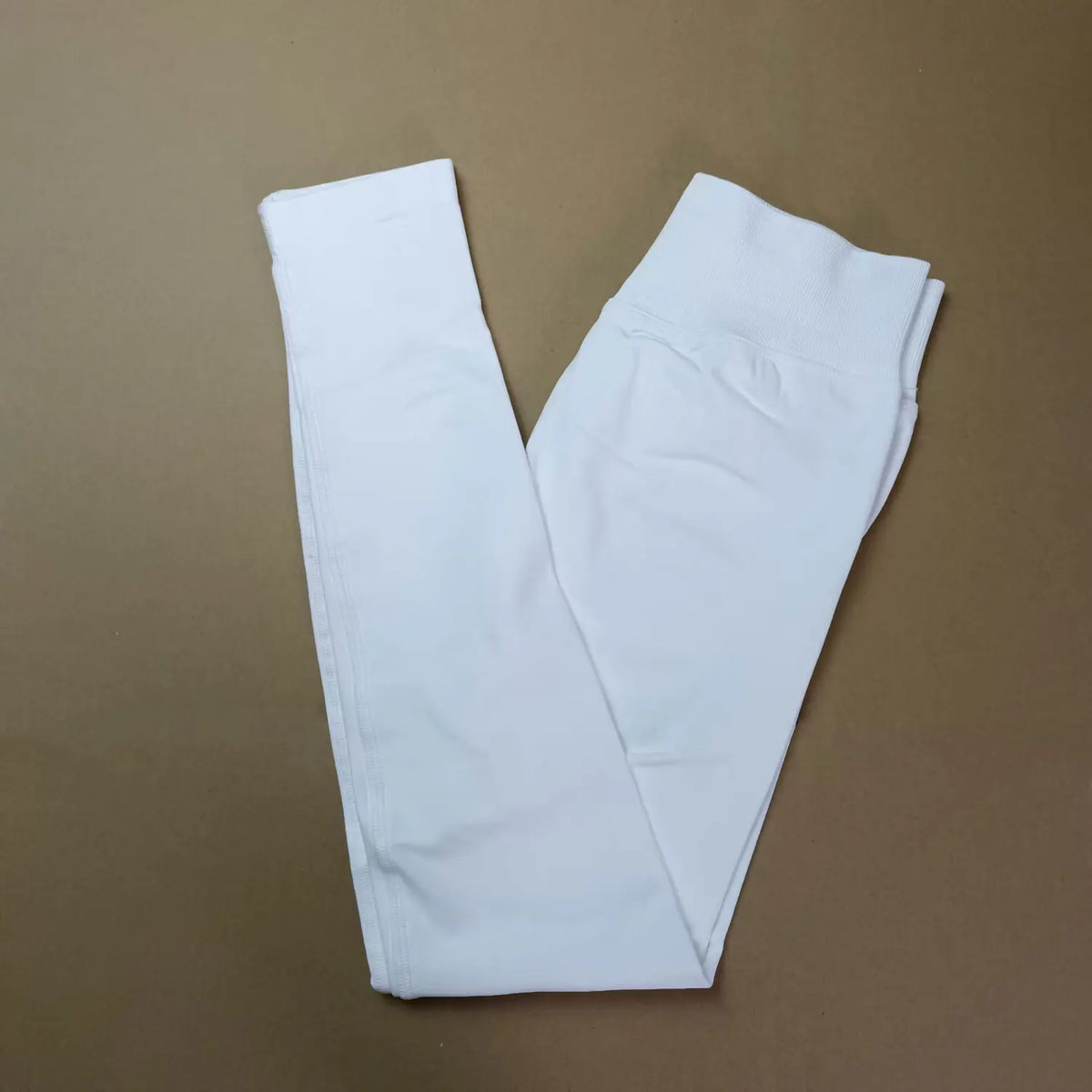 NCLAGEN Leggings de yoga pour femme, pantalon de sport sans couture, avec bande côtelée basse, vêtements de gym, tenue de fitness, collants effet scrunch bum