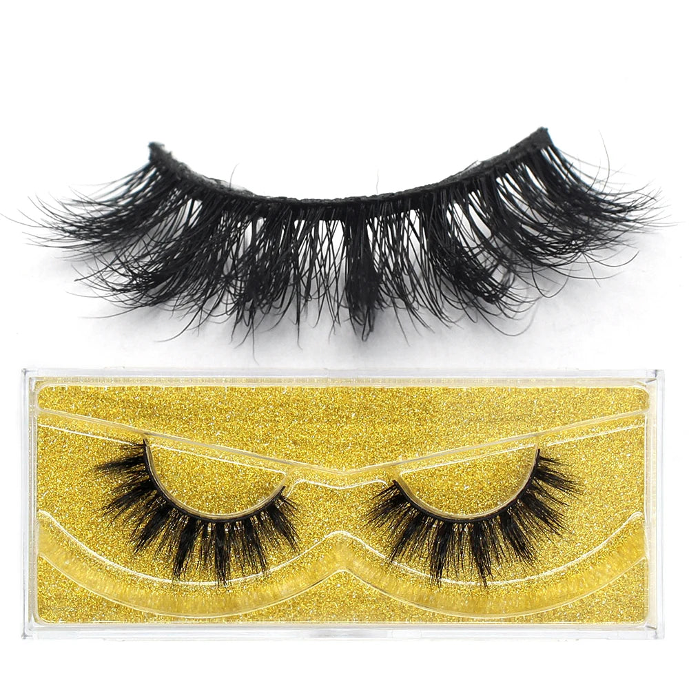 FOXESJI cils 3D vison cils populaire naturel long moelleux dramatique Extension de cils maquillage cils complet faux cils