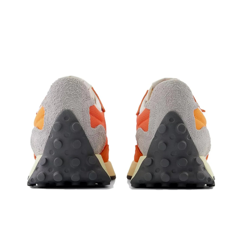 New Balance NB 327 Mesh Low top Casual City Commuting Running Shoes Unisex Orange Blanc
