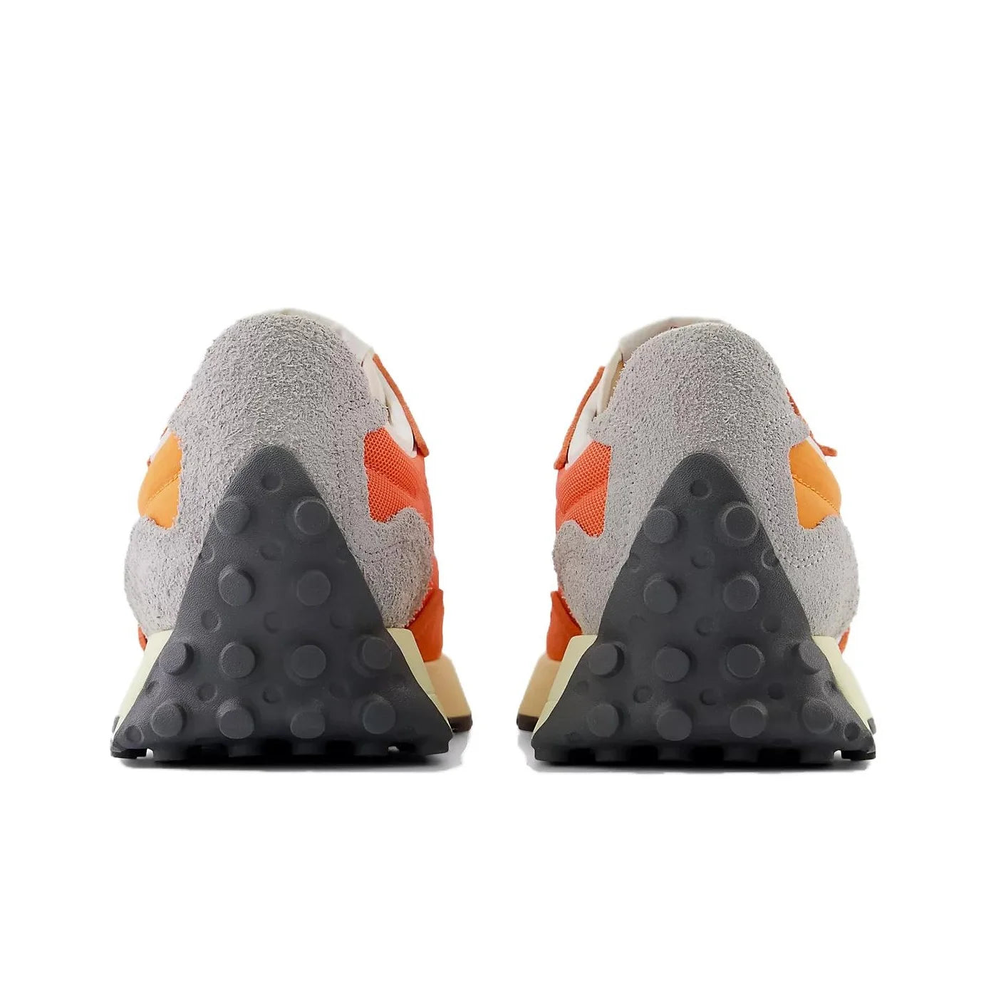 New Balance NB 327 Mesh Low top Casual City Commuting Running Shoes Unisex Orange Blanc