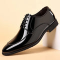 Chaussures habillées pour hommes en cuir verni tendance, chaussures de soirée pour hommes, semelle souple, chaussures décontractées, grandes tailles 38-48, chaussures pour hommes de haute qualité