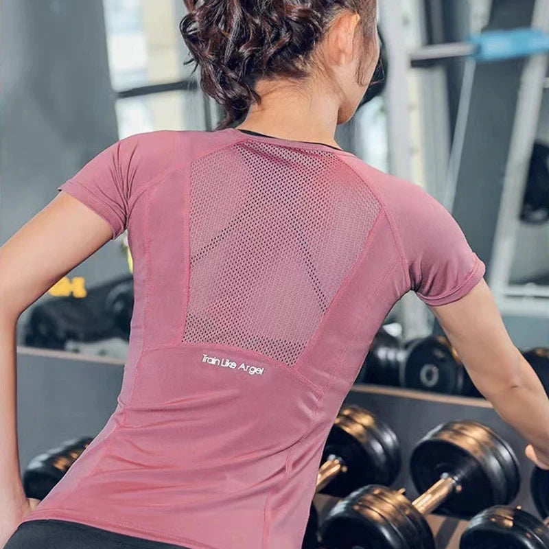 Vêtements de Sport pour femmes pour Fitness course Jogging sans couture à manches longues gymnase femme chemise de Sport haut de Yoga femme hauts d'entraînement T-shirt