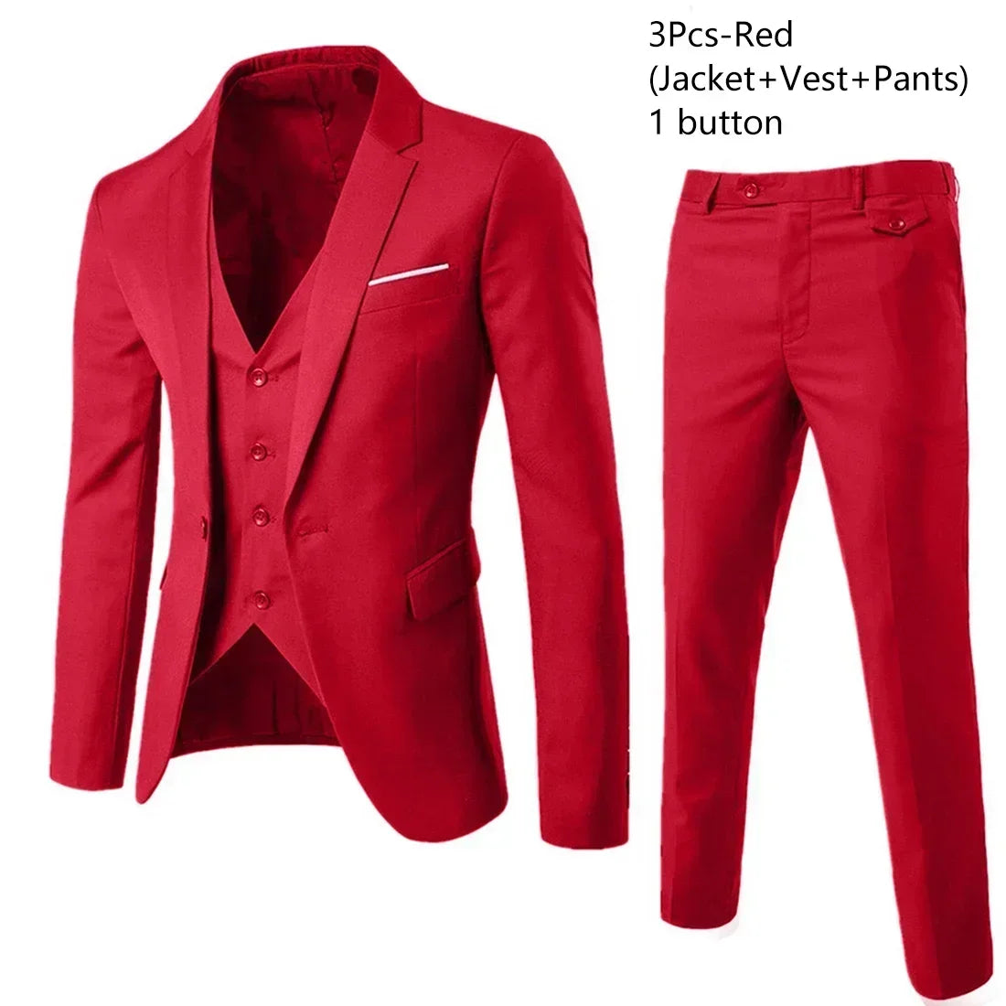 Costumes pour hommes élégant mariage 3 pièces Blazers tenue 2 ensemble vestes gilet pantalon complet 2025 mode classique affaires formel