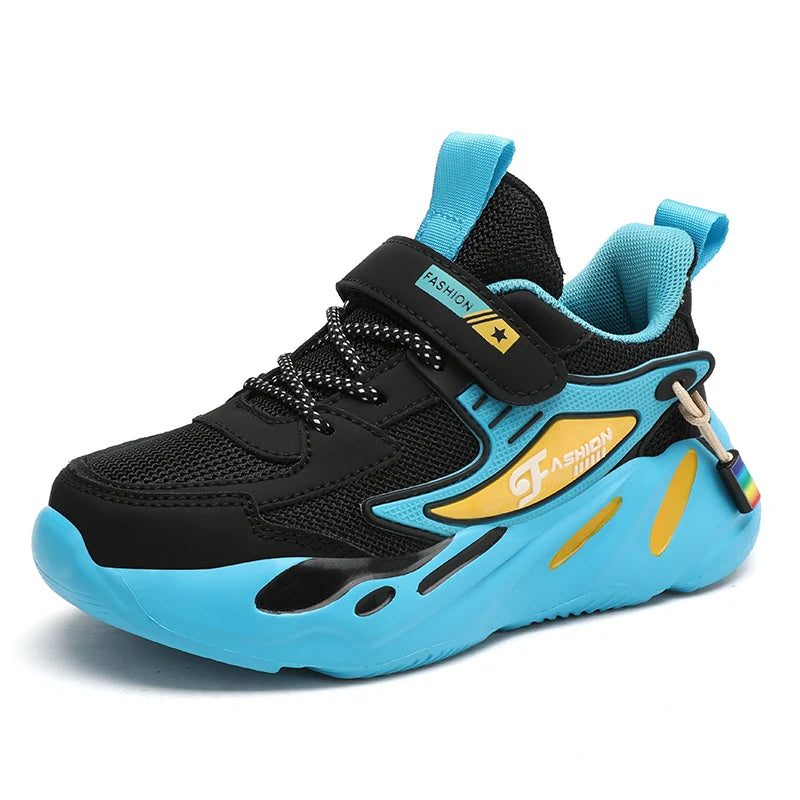 Baskets en maille respirante pour enfants, chaussures de course, plates et décontractées, grande taille 39 40, nouvelle collection 2023