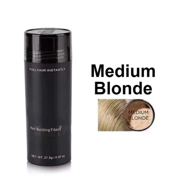 Fibres capillaires à la kératine 27,5g – Spray épaississant pour cheveux – Produits anti-chute pour femme et homme – Poudres de repousse instantanée