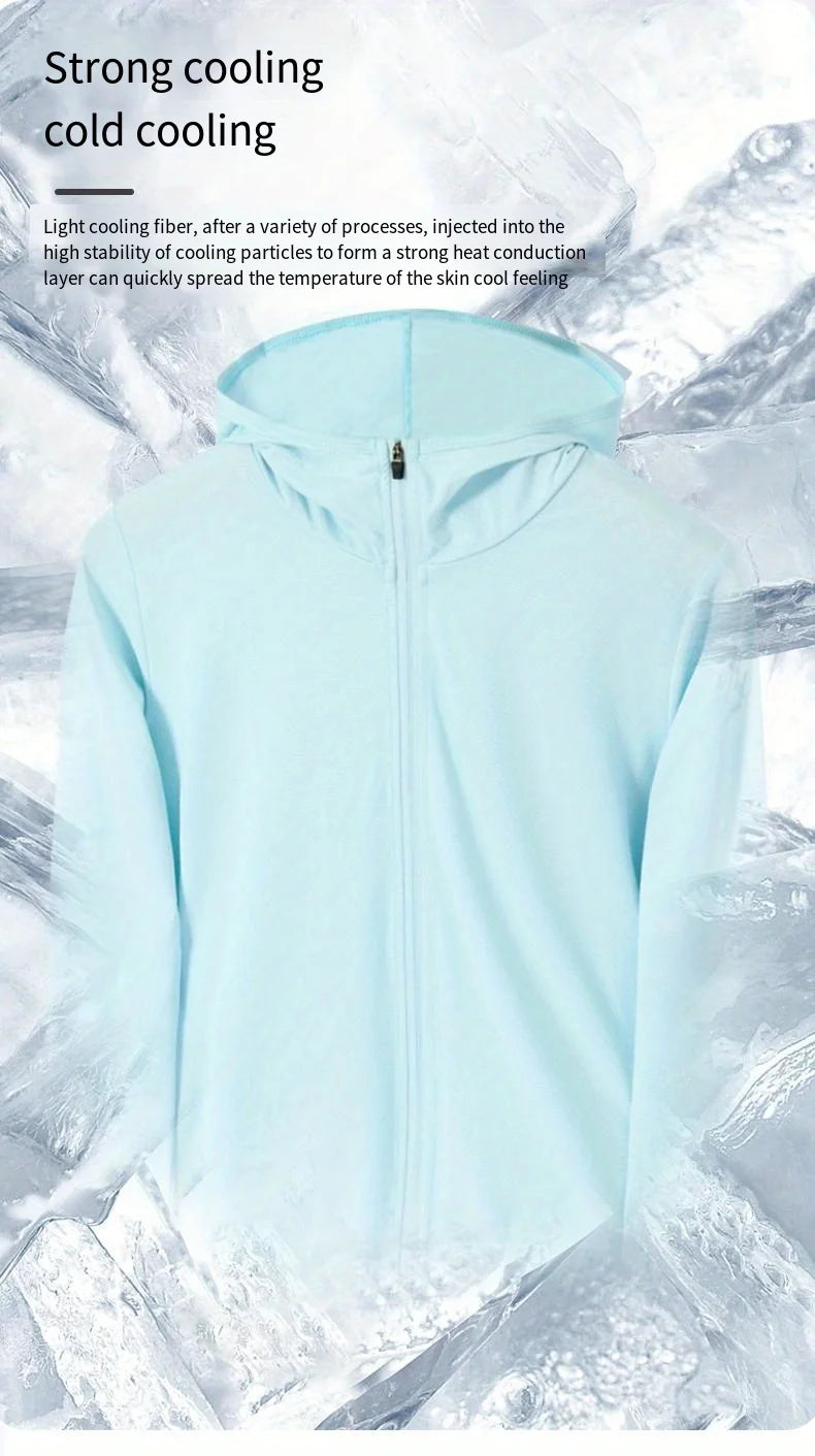 InjUV-Veste de Bain pour Femme, Protection Solaire, Fermeture Éclair Avant, Udissolvant 50 +, Vêtements de Pêche, Été