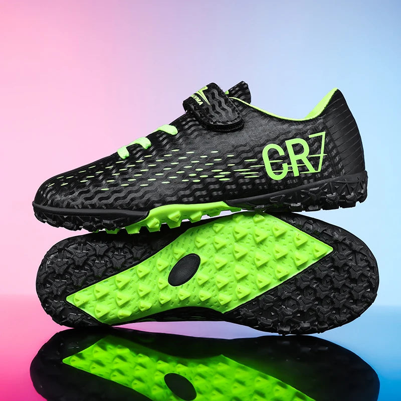 Nouvelles chaussures de football pour hommes et enfants, crampons professionnels antidérapants ultralégers pour garçons, chaussures de match de football, chaussures d'entraînement, livraison directe