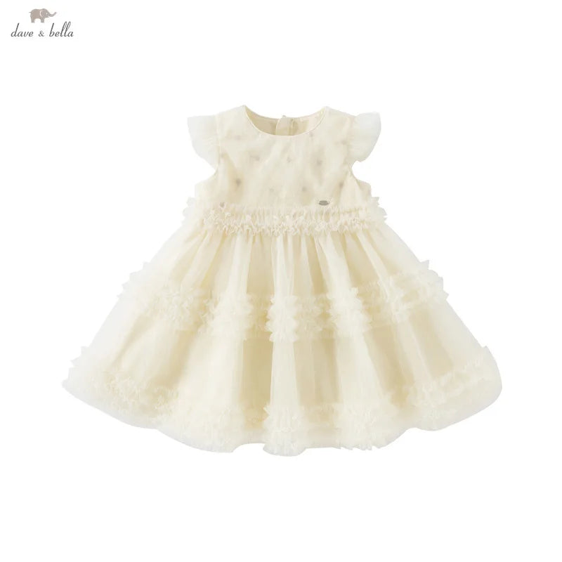 Dave Bella – robe d'été pour filles, nouvelle collection, douce charme, mignonne, élégante, en maille, robe de princesse, fête d'anniversaire en plein air, DB 2251650