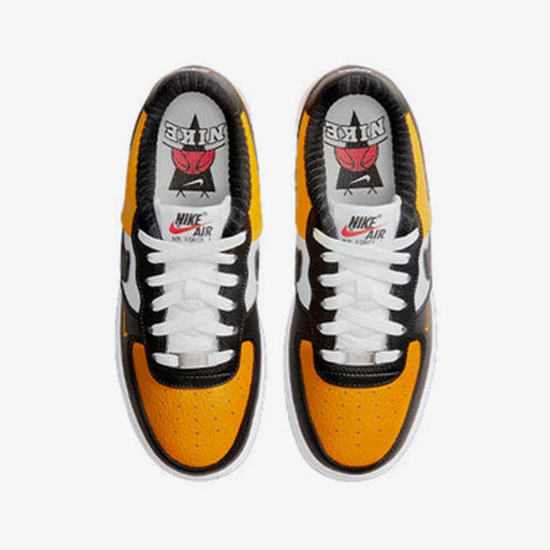 Nike véritable Air Force 1 chaussures basses pour enfants épissées résistantes à l'usure DQ7779-700