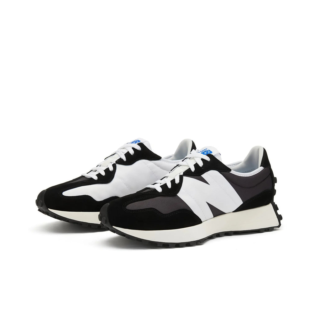 New Balance NB 327 Chaussures de course décontractées respirantes et résistantes à l'abrasion pour la ville et les trajets quotidiens, unisexe, noir et blanc