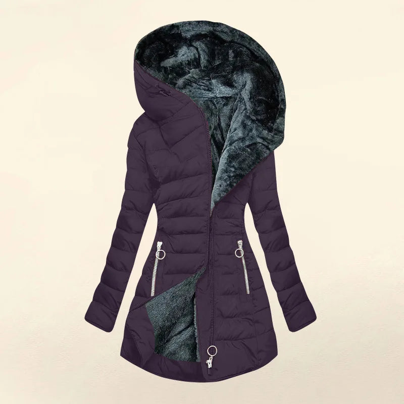 Manteaux matelassés à capuche pour femmes, nouvelle mode européenne et américaine, couleur unie, Simple, basique, Slim, décontracté, tendance quotidienne, Parkas