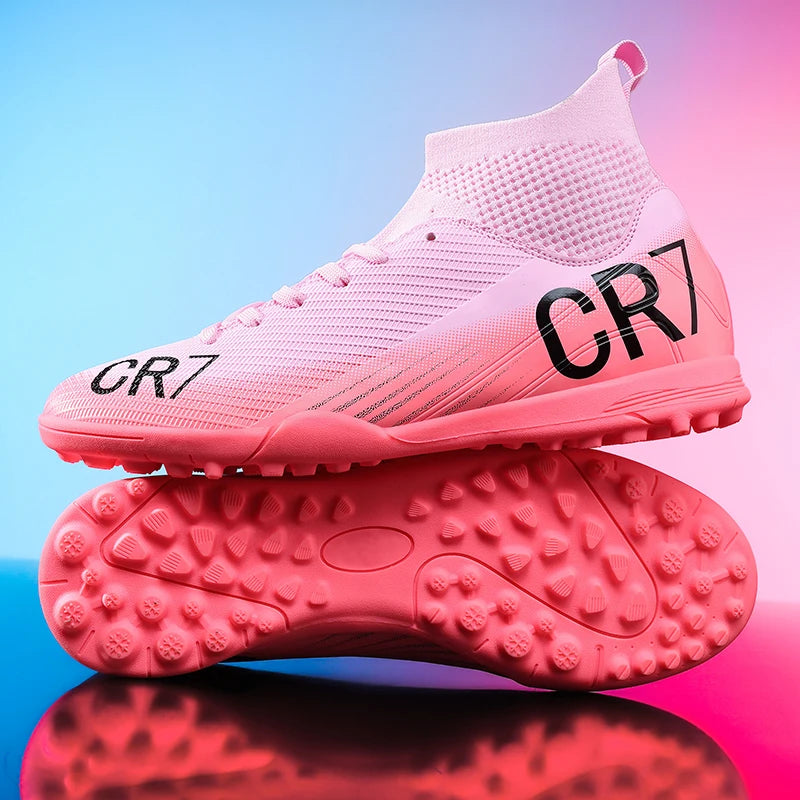 Nouvelles chaussures de football pour hommes, vente chaude, chaussures de futsal professionnelles de haute qualité, chaussures de football à crampons pour femmes, unisexe, ultra-légères, baskets TF/FG