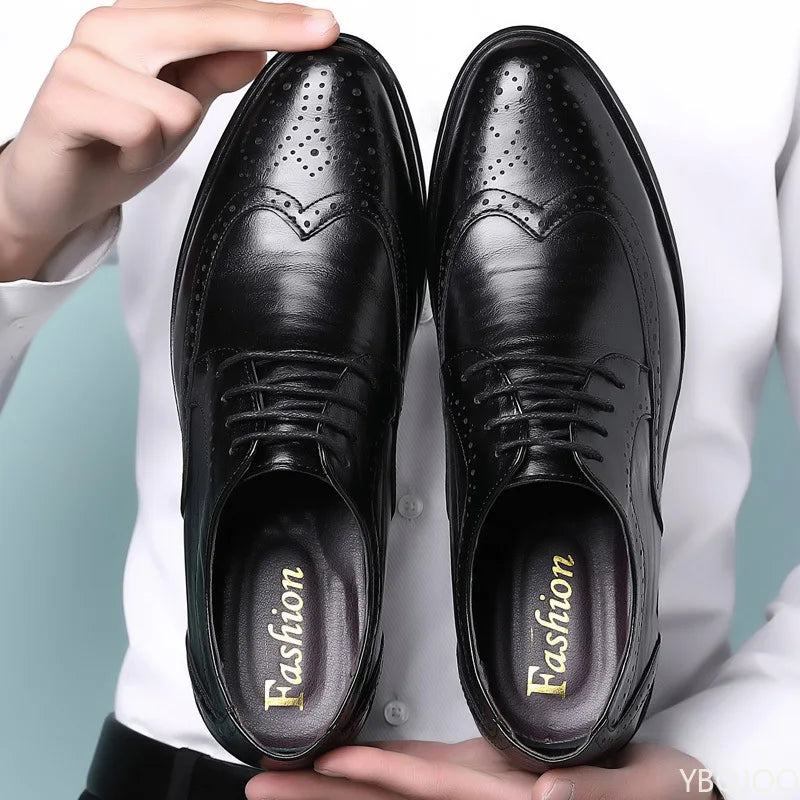 Chaussures habillées pour hommes, grande taille, élégantes, à bout pointu, confortables pour le quotidien, multifonctionnelles, pour le bureau et les mariages
