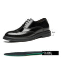 Chaussures rehaussantes pour hommes en cuir véritable style Brogue, augmentation de la hauteur de 8 cm ou 6 cm, chaussures habillées en cuir pour hommes d'affaires