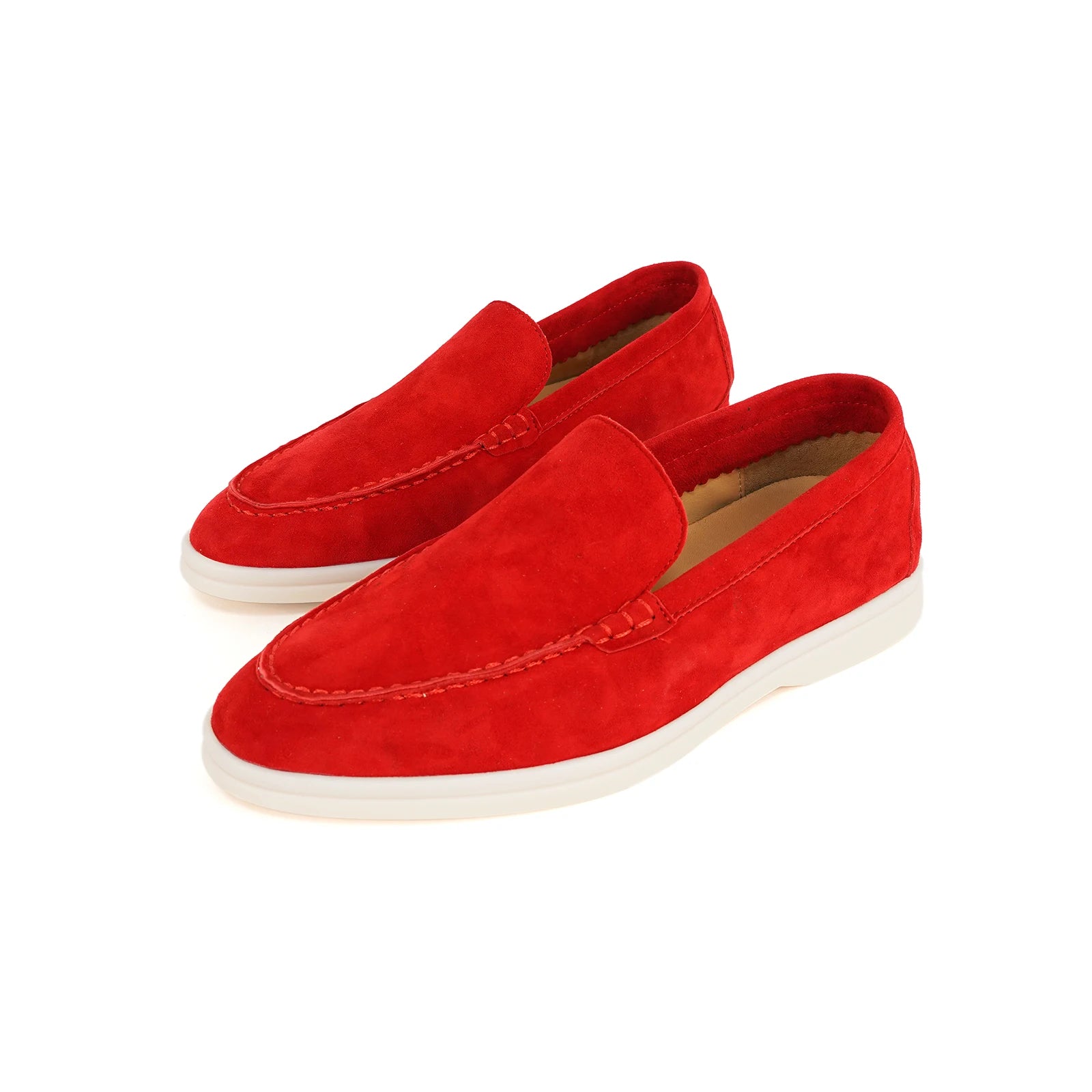 Chaussures plates de luxe en cuir pour femmes, mocassins de créateur, chaussures de marche confortables pour femmes, chaussures décontractées d'été, décontractées 44