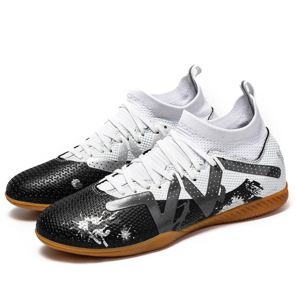 Chaussures de Football professionnelles à fond plat pour hommes, chaussures d'entraînement confortables et durables pour adultes, chaussures de Football antidérapantes pour adolescents