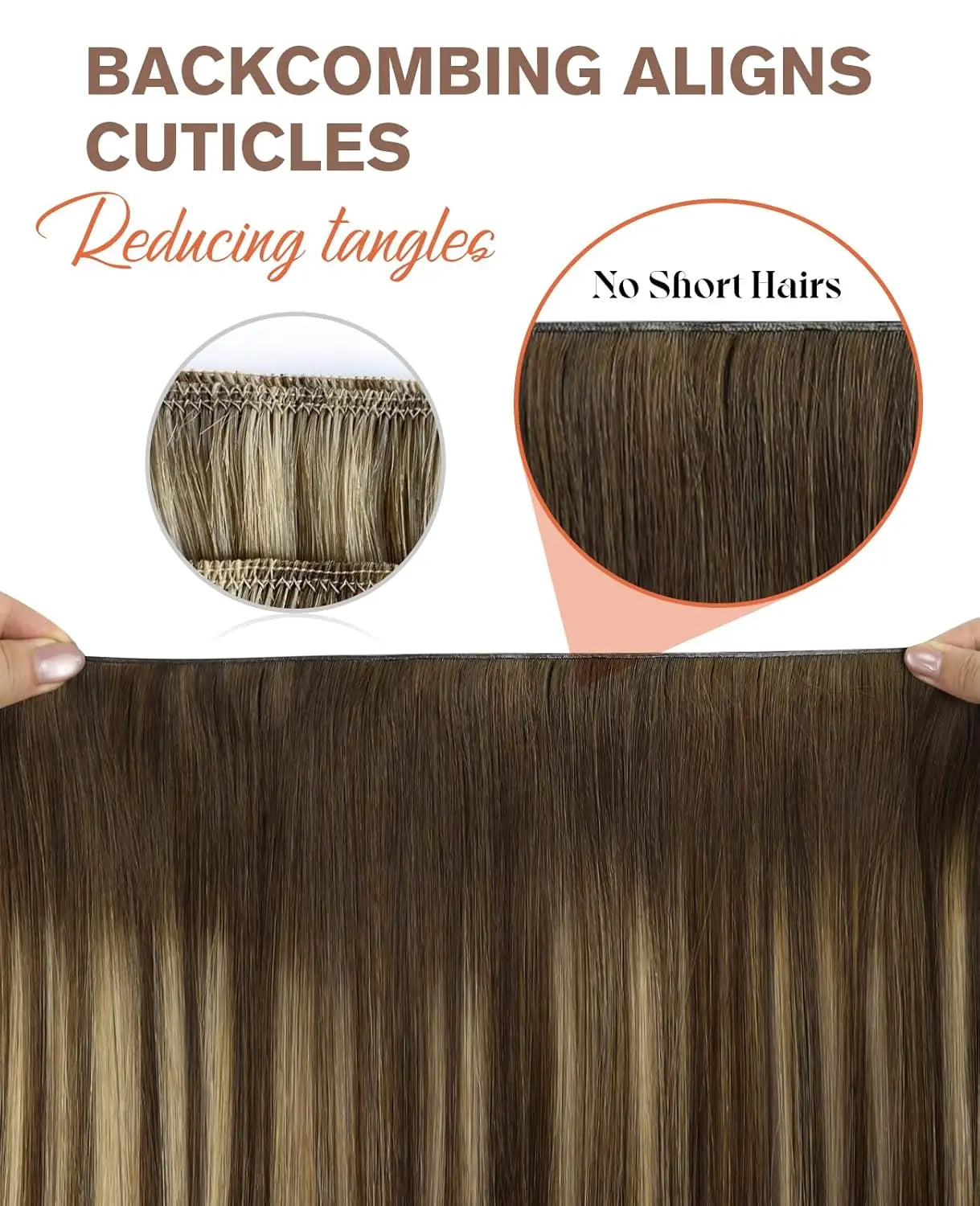 Sunny Hair Genius trame Extensions de cheveux cheveux humains coudre dans les Extensions génie trames de cheveux humains cheveux brésiliens pour les femmes