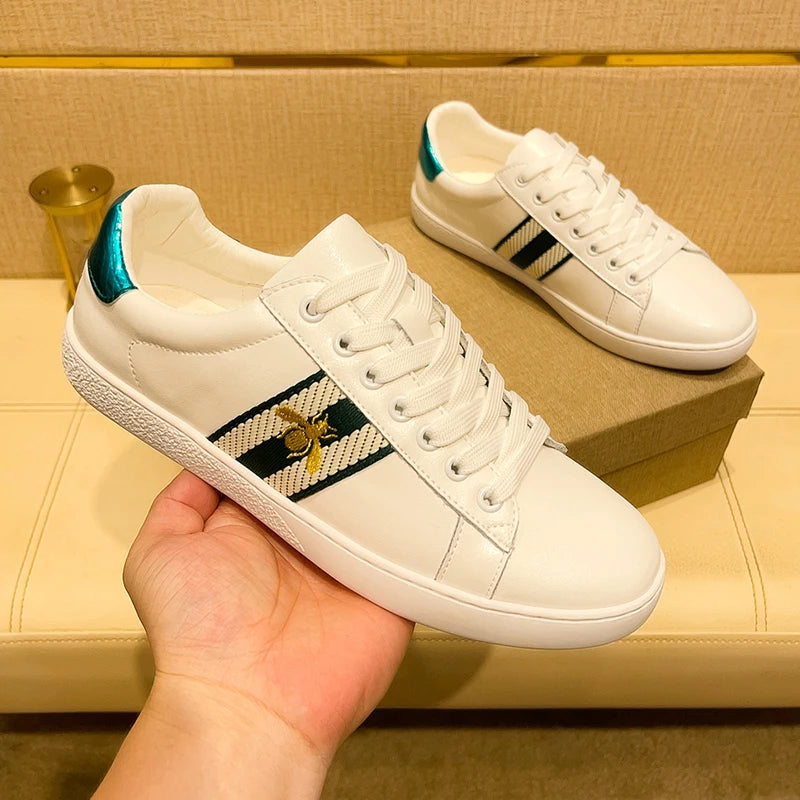 Baskets décontractées grande taille 43 44 pour femmes et hommes, chaussures de planche de luxe de styliste, chaussures de sport à plateforme accrue en croûte de cuir, à la mode