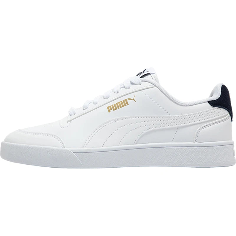 Puma véritable Shuffle unisexe mode bas en cuir espadrilles décontractées 309668-01