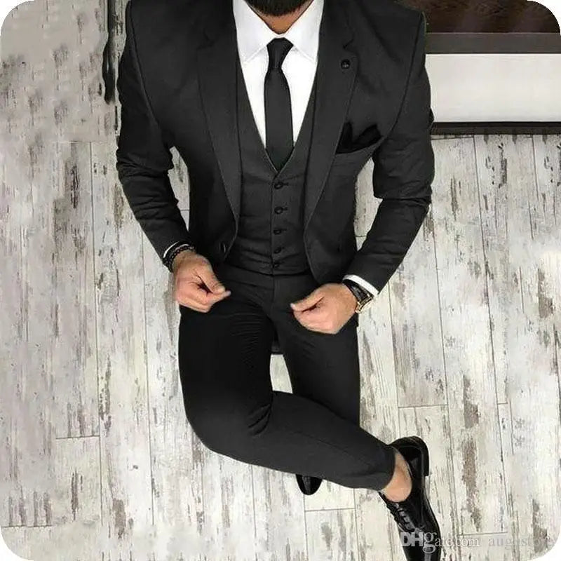 Derniers Costumes Vert Olive pour Homme, 3 Pièces, Classiques, pour Mariage, Smoking à Revers Cranté, pour Témoin, Coupe Slim, Blazer, Trajes De Hombre